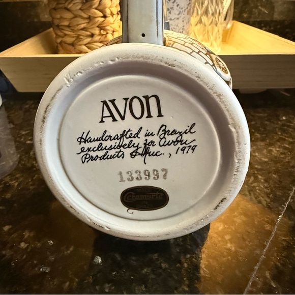 Avon Vintage Ceramic Beer Stein with Car Design. Made in Brazil - Picture 5 of 7